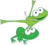 Green Hopper English のカエル