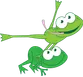 Green Hopper English のカエル