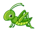 Green Hopper English のバッタ